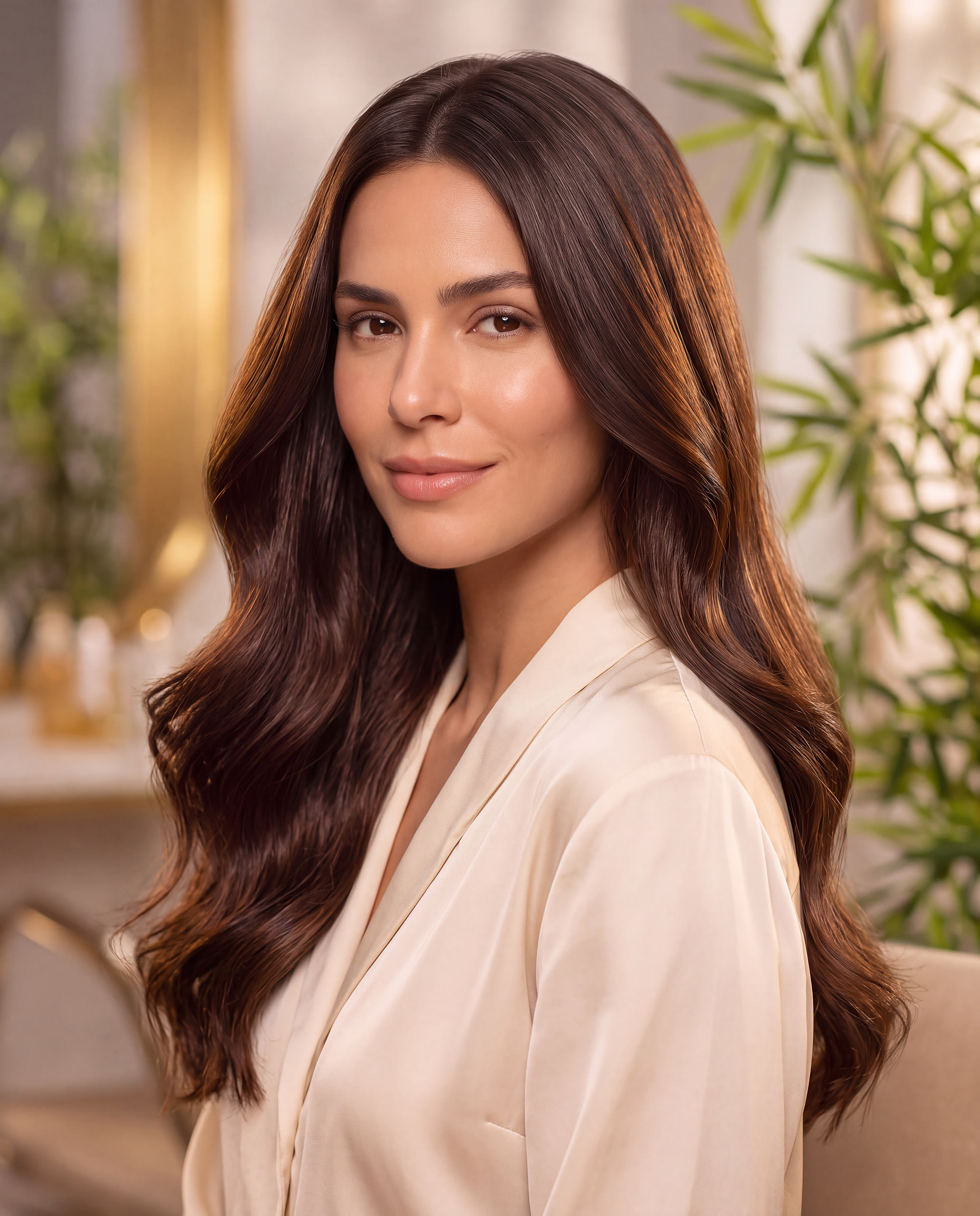 Pantene Sérum Bambu — modelo lookbook